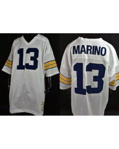 Men's Pittsburgh Panthers #13 Dan Marino White Stitched Jersey