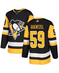Men's Pittsburgh Penguins #59 Jake Guentzel Black Stitched NHL Jersey