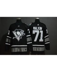 Men's Pittsburgh Penguins #71 Evgeni Malkin Black 2019 NHL All-Star Game Jersey