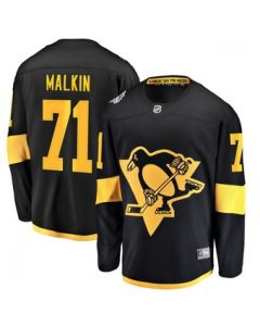 Men's Pittsburgh Penguins #71 Evgeni Malkin Black 2019 NHL Stadium Series Stitched Jersey