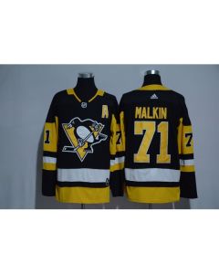 Men's Pittsburgh Penguins #71 Evgeni Malkin Black Stitched NHL Jersey