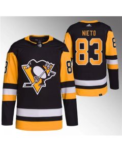 Men's Pittsburgh Penguins #83 Matt Nieto Black Stitched Jersey