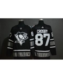Men's Pittsburgh Penguins #87 Sidney Crosby Black 2019 NHL All-Star Game Jersey