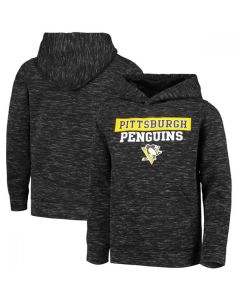Men's Pittsburgh Penguins Black Logo Scuba Pullover Hoodie