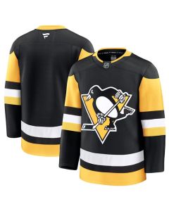 Men's Pittsburgh Penguins Blank Black 2024-25 Home Stitched Hockey Jersey