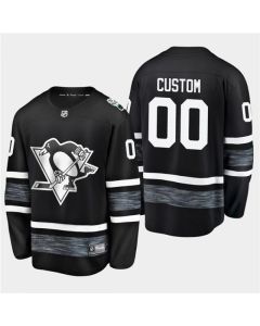 Men's Pittsburgh Penguins Custom 2019 NHL All-Star Black Stitched Jersey