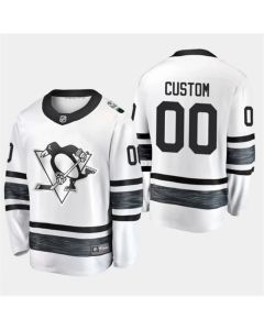 Men's Pittsburgh Penguins White Custom 2019 NHL All-Star White Stitched Jersey