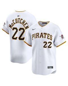 Men's Pittsburgh Pirates #22 Andrew McCutchen White Home Limited Player Jersey (White)