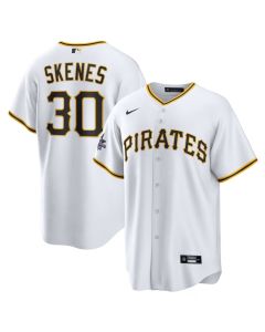 Men's Pittsburgh Pirates #30 Paul Skenes White 2025 MLB All-Star Game Home Replica Player Jersey (White)