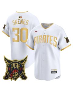 Men's Pittsburgh Pirates #30 Paul Skenes White 2026 City Connect Jersey