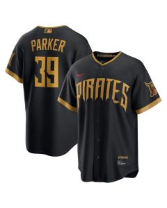 Men's Pittsburgh Pirates #39 Dave Parker Black 2026 City Connect Stitched Jersey (Black)