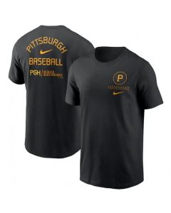 Men's Pittsburgh Pirates Black 2023 City Connect Double T-Shirt