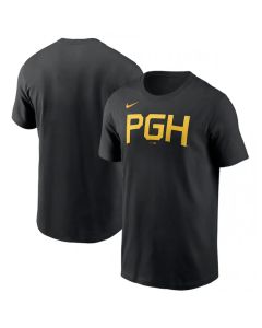Men's Pittsburgh Pirates Black 2023 City Connect Wordmark T-Shirt