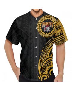 Men's Pittsburgh Pirates Black Baseball Jersey