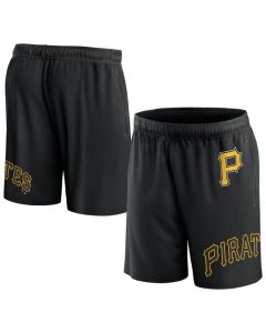 Men's Pittsburgh Pirates Black Clincher Mesh Shorts