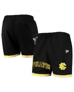 Men's Pittsburgh Pirates Black Mesh Shorts
