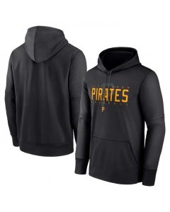 Men's Pittsburgh Pirates Black Pregame Performance Pullover Hoodie