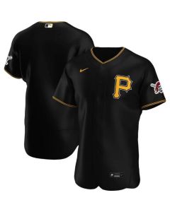 Men's Pittsburgh Pirates Blank Black Flex Base Stitched Jersey