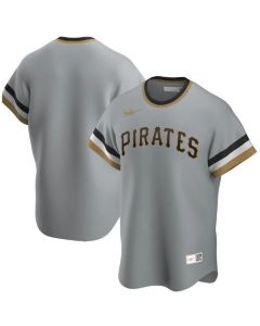 Men's Pittsburgh Pirates Blank New Grey Cool Base Stitched Jersey