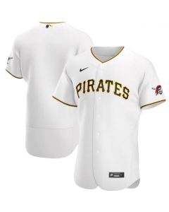 Men's Pittsburgh Pirates Blank White Flex Base Stitched Jersey