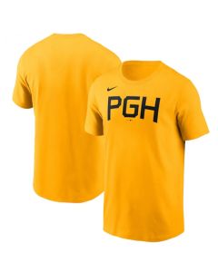 Men's Pittsburgh Pirates Gold 2023 City Connect Wordmark T-Shirt