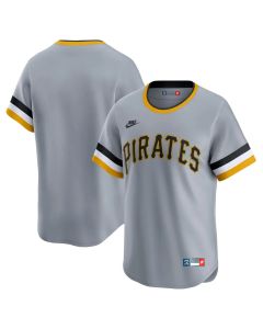Men's Pittsburgh Pirates Nike Gray Cooperstown Collection Limited Jersey
