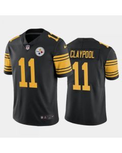 Men's Pittsburgh Steelers #11 Chase Claypool Black Color Rush Limited Stitched NFL Jersey