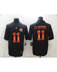 Men's Pittsburgh Steelers #11 Chase Claypool Black Fashion Limited Stitched Jersey