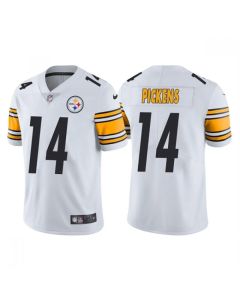 Men's Pittsburgh Steelers #14 George Pickens White Vapor Untouchable Limited Stitched Jersey