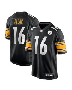 Men's Pittsburgh Steelers #16 Drew Allar Black 2026 NFL Draft Game Jersey (Black)
