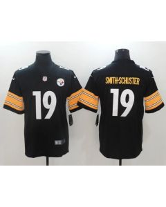 Men's Pittsburgh Steelers #19 JuJu Smith-Schuster Black Vapor Untouchable Limited Stitched NFL Jersey