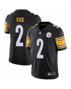 Men's Pittsburgh Steelers #2 Michael Vick Black Vapor Untouchable Limited Stitched Jersey
