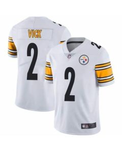 Men's Pittsburgh Steelers #2 Michael Vick White Vapor Untouchable Limited Stitched Jersey
