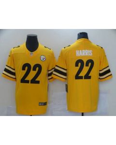 Men's Pittsburgh Steelers #22 Najee Harris Gold Inverted Legend NFL Jersey