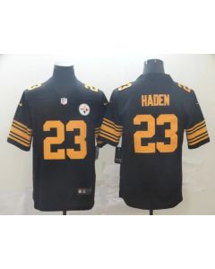 Men's Pittsburgh Steelers #23 Joe Haden Black Color Rush Limited Stitched NFL Jersey