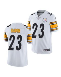 Men's Pittsburgh Steelers #23 Joe Haden White Vapor Untouchable Limited Stitched Jersey