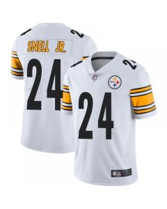 Men's Pittsburgh Steelers #24 Benny Snell Jr. White Vapor Untouchable Limited Stitched Jersey