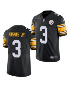 Men's Pittsburgh Steelers #3 Dwayne Haskins Jr. Black Vapor Untouchable Limited Stitched Jersey (Black)