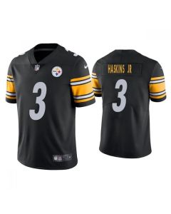 Men's Pittsburgh Steelers #3 Dwayne Haskins Jr. Black Vapor Untouchable Limited Stitched Jersey