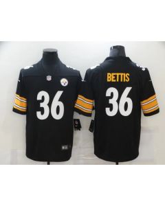 Men's Pittsburgh Steelers #36 Jerome Bettis Black Stitched Jersey