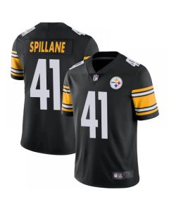 Men's Pittsburgh Steelers #41 Robert Spillane Black Vapor Untouchable Limited Stitched Jersey