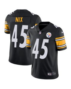 Men's Pittsburgh Steelers #45 Roosevelt Nix Black Vapor Untouchable Limited Stitched NFL Jersey