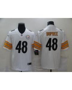 Men's Pittsburgh Steelers #48 Bud Dupree White Vapor Untouchable Limited Stitched NFL Jersey