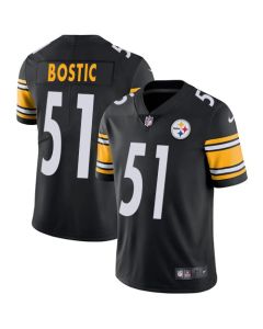 Men's Pittsburgh Steelers #51 Jon Bostic Black Vapor Untouchable Limited Stitched NFL Jersey