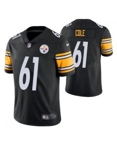 Men's Pittsburgh Steelers #61 Mason Cole Black Vapor Untouchable Limited Stitched Jersey