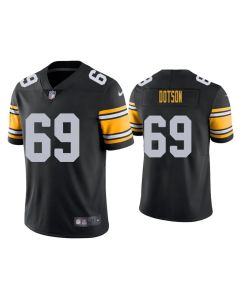 Men's Pittsburgh Steelers #69 Kevin Dotson Black Vapor Untouchable Limited Stitched Jersey