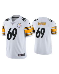 Men's Pittsburgh Steelers #69 Kevin Dotson White Vapor Untouchable Limited Stitched Jersey