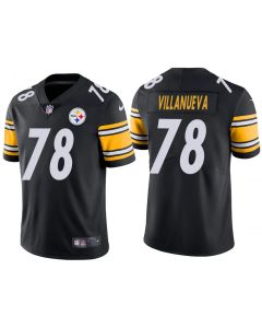 Men's Pittsburgh Steelers #78 Alejandro Villanueva Black Vapor Untouchable Limited Stitched Jersey