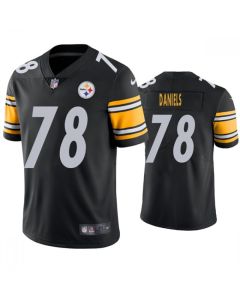 Men's Pittsburgh Steelers #78 James Daniels Black Vapor Untouchable Limited Stitched Jersey