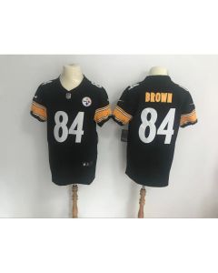 Men's Pittsburgh Steelers #84 Antonio Brown Black Vapor Untouchable Elite Stitched NFL Jersey